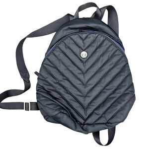Ivivva by Lululemon Black Bringing it Quilted Backpack